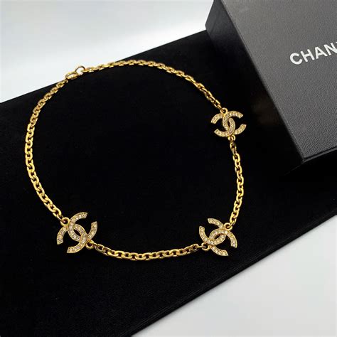 chanel choker kette|choker necklace.